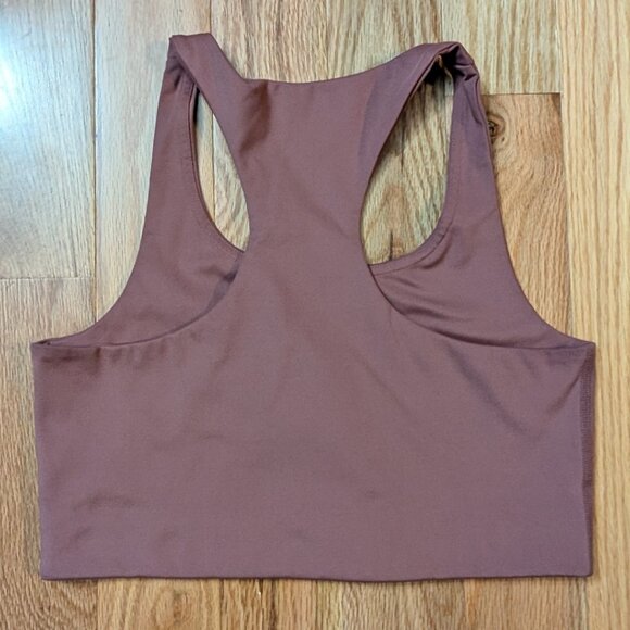 Girlfriend Collective Paloma Racerback Longline Bra Pink Mauve Large - Picture 2 of 6